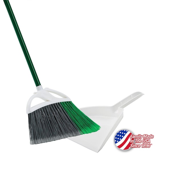 Libman Commercial Large Precision Angle Broom And 13 Dustpan, 4PK 248 Zoro